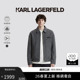 LAGERFELD 新款 绵羊毛 翻领短大衣26春季 老佛爷男 桑蚕丝 KARL