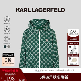 KARL钉珠夹克男士 新款 外套老佛爷 LAGERFELD卡尔拉格斐秋季 KARL
