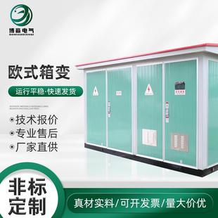 欧式箱变预装式箱式变电站路灯开关柜箱变电力工程