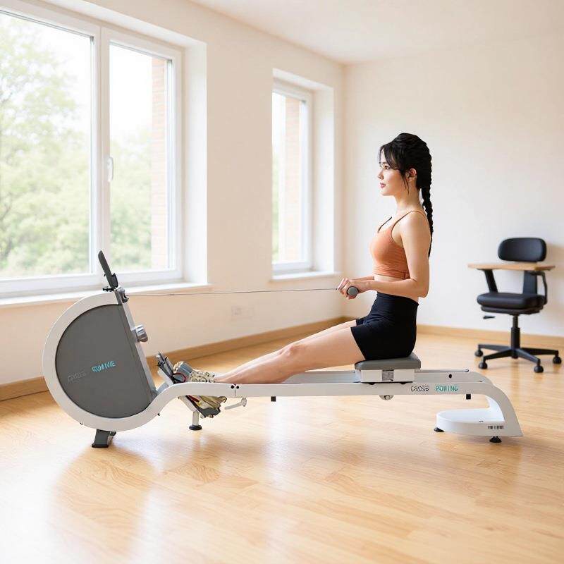 磁控划船机家用健身房训练器磁控划船器有氧运动室内健身跨境