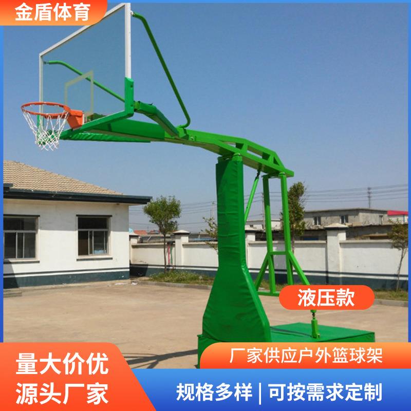 户外电动液压篮球架学校比赛室内篮球架可移动液压篮球架