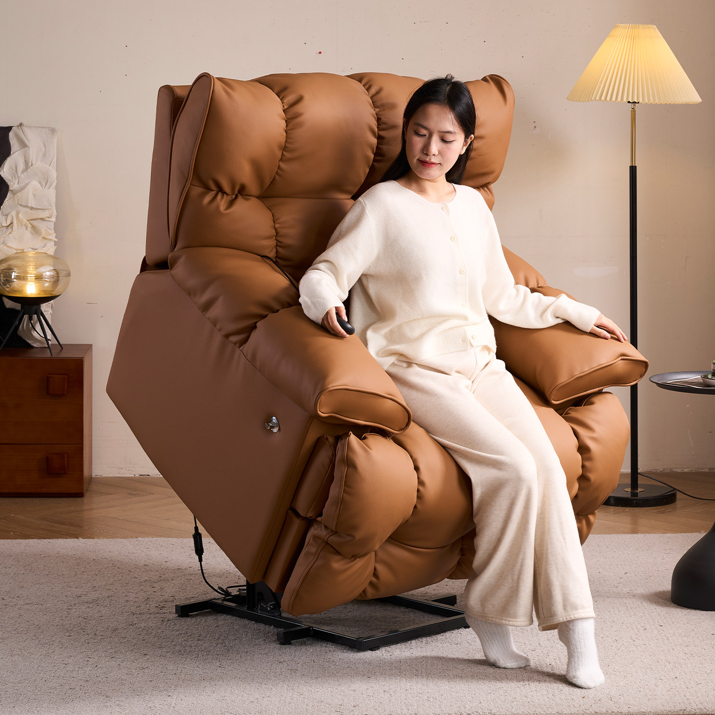 电动助起身站老年人沙发多功能助力躺椅送爸妈升降单人沙发按摩椅,住宅家具,功能沙发,淘宝优惠券,粉丝福利购,淘宝优惠卷