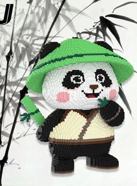 加菲猫积木拼图6到12岁成人版2025新款颗粒益智拼装动物玩具摆件