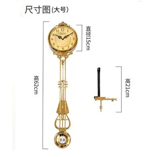 落地钟摆配件欧式客厅摆钟座钟机芯立式摇摆钟表零件女神摆件大钟