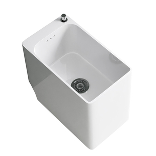 拖布池洗拖把池槽陶瓷落地式 新品 墩布阳台家用小号卫生间地盆竖放