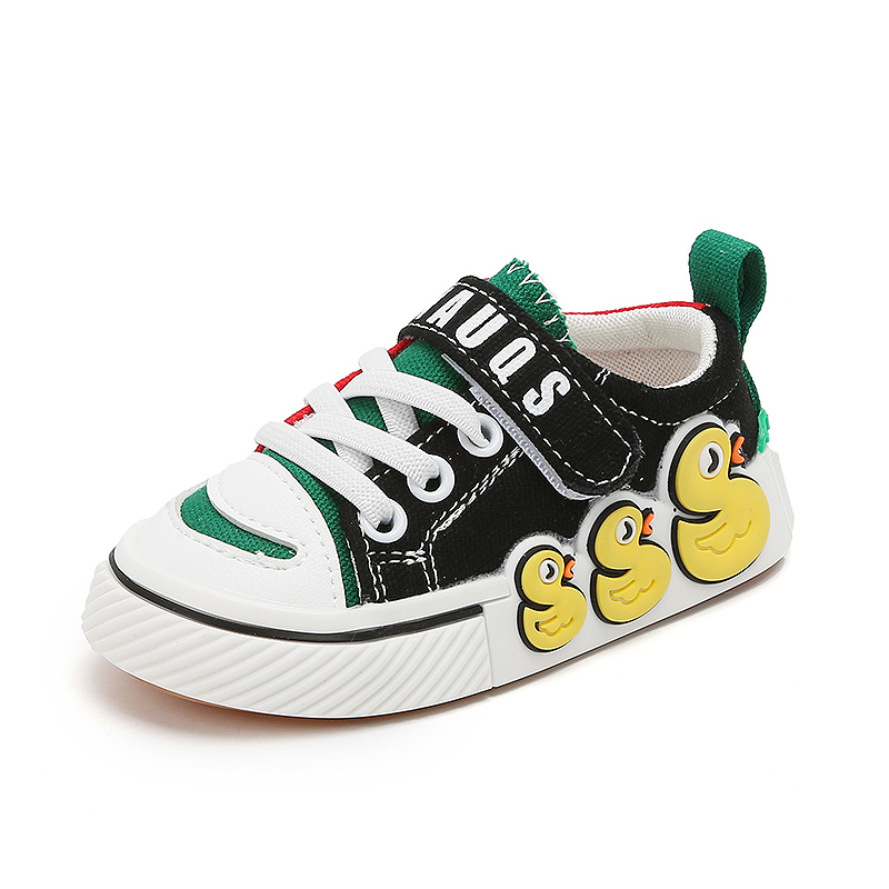 儿童帆布鞋男童软底卡通女宝宝鞋子春秋款1-2一3岁小童婴幼儿布鞋