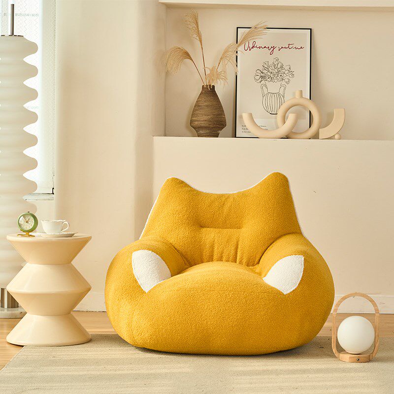 猫耳懒人沙发豆袋榻榻米可躺可睡双人位沙发小户型客厅卧室休闲椅