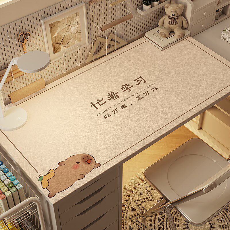 M新款桌布学生书桌写字台防水可擦洗儿童学习办公桌保护垫子