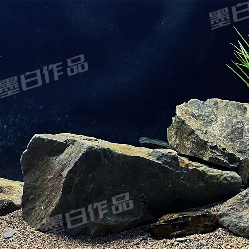 原生溪流缸造景 龟缸 虾虎缸 三湖缸造景石 天然溪流石水族箱装饰