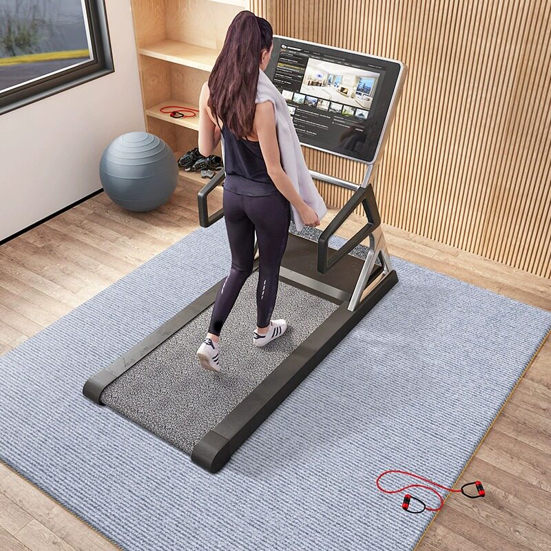 跑步机隔音地垫家用健身房u地毯动感单车椭圆机加厚减震吸音脚垫