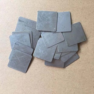 正方形铁板无螺丝孔薄款 冲压铁片边长2.5cm3.2cm5.0cm焊接铁垫片