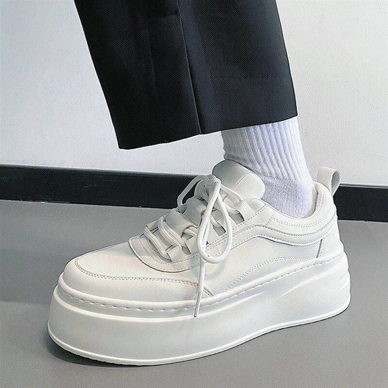 男士小白鞋夏季小众设计全白高级休闲板鞋