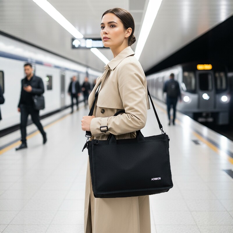 2025新款托特包女时尚百搭上班单肩包学生高级感通勤手提包斜挎包