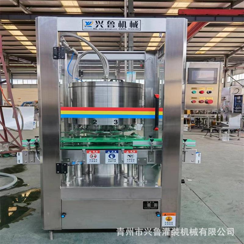 全自米灌动黄酒灌装机 回转XLGZJ-37式酒装生产线 2头高精