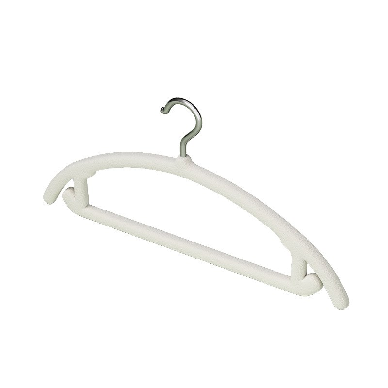 10只植绒衣架家用挂衣整理师肩角防滑衣挂收纳架子衣撑