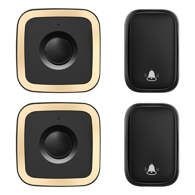 门铃无线家用g不用电池电子遥控门玲超远距离智能门铃二拖二呼叫