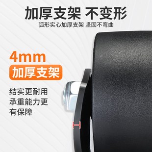 静音重型万向轮尼龙轮低重心承重脚轮定向轮手推车工业滑轮轮子