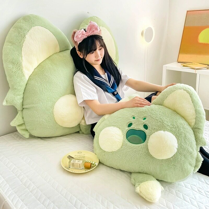 嘟嘟喵抱枕靠枕可爱床头靠垫背嘟嘟猫大抱枕床上女生睡觉专用图片
