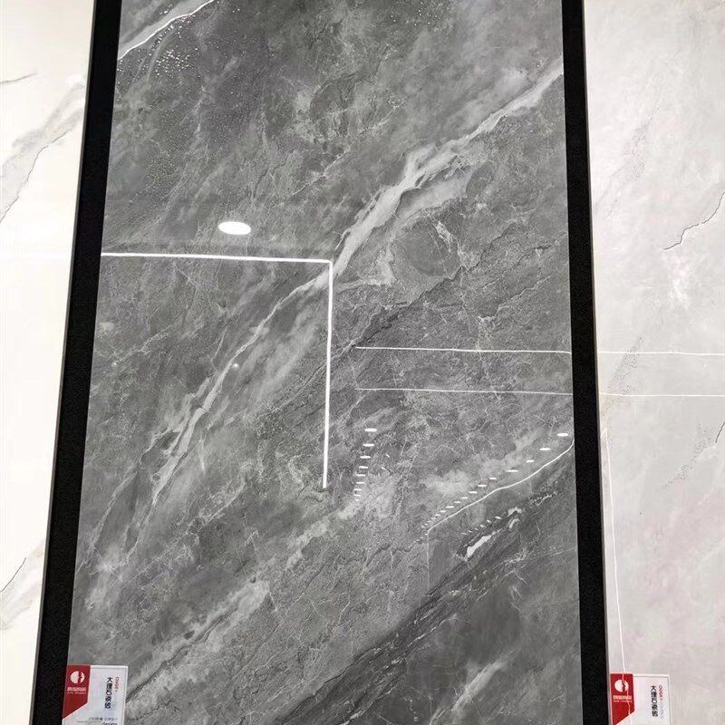 现代客厅600X1200通体大理石地砖金I丝釉全瓷墙砖室内亮光地板砖