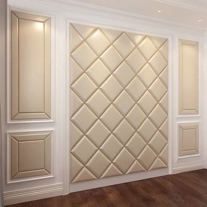 定制卧室床头软包背景墙沙发电视背景墙欧式现代简软包硬包背景墙