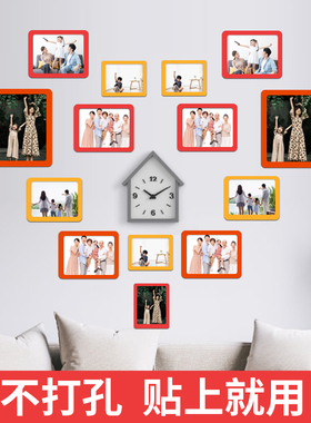 磁吸相框挂墙PVC5n寸6710A4儿童画框展示照片墙免打孔壁纸墙布壁
