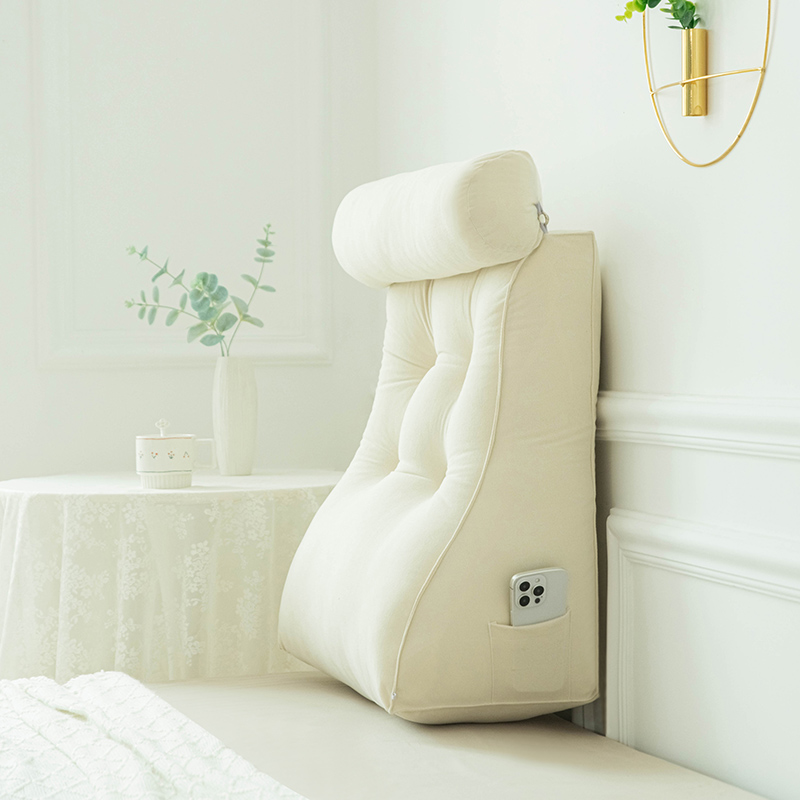 纵威床头软包靠背沙发飘窗靠垫靠枕卧室床上单人靠垫靠背枕护腰