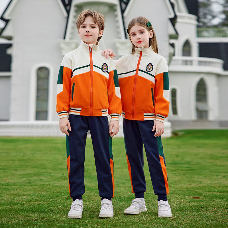 小学生校服套装春l秋四件套青少年装夏季 幼儿园班服毕业拍照服装