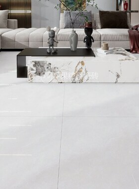 广东750x1500大板亮光大理石瓷砖客厅地砖防滑浅灰色全瓷附录G砖
