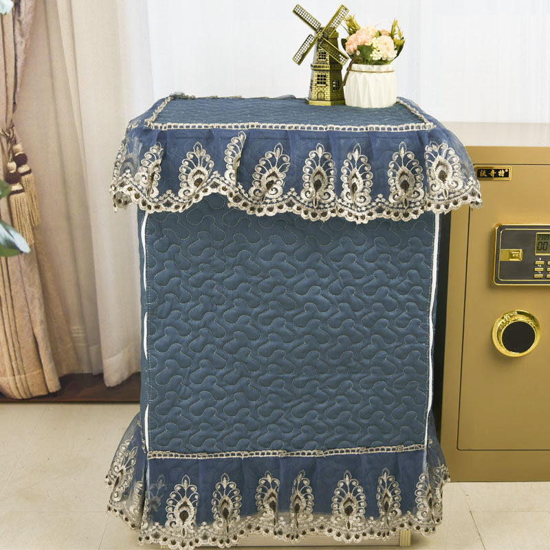 定制蕾丝布艺全包保险柜罩s套家用韩式 空气净化器粉色 防尘布遮