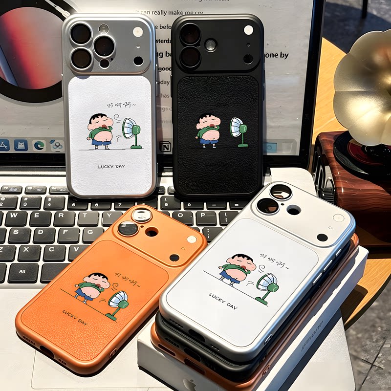 适用iQOO15t手机壳vivo风扇蜡笔小新neo11视窗z10/9spro+卡通x300e皮纹200pro100秒变s60/50可爱30男女款20套