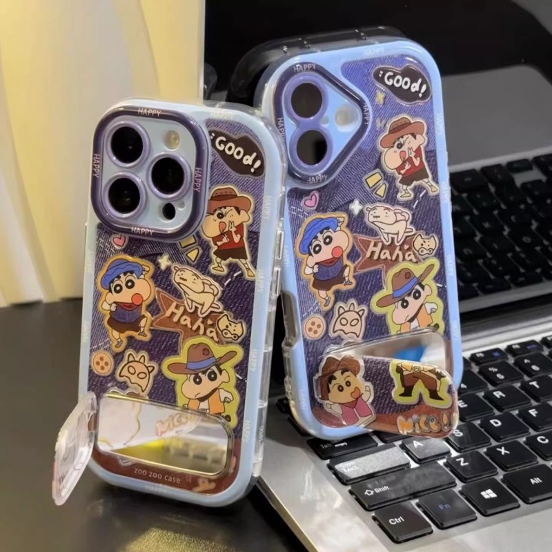 牛仔小新适用苹果17PRO手机壳IPHONE16promax15plus14华为mate60pura70荣耀400magic7奶油羽纱nova12ultra