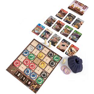 宝石两人对决Duel英文版桌游情侣休闲双人德式桌游璀璨卡牌轻策