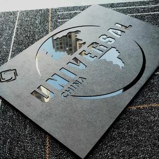 招牌牌匾logo设计牌公司门牌定制形象牌工业风店招挂牌名称牌镂空