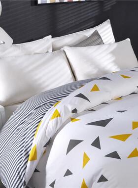 100%全棉单被套单件纯棉被罩150*160x180x200x210X230x240cm田园