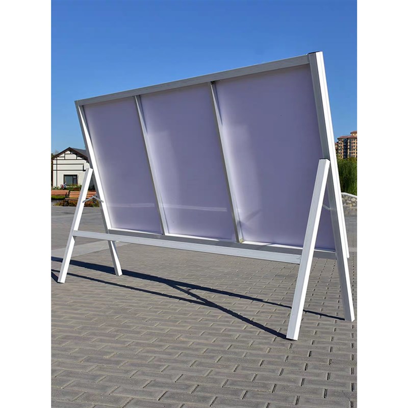 定制户外宣传栏公告栏公示栏铁质烤漆广告牌展示架移动落地宣传