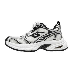 2024早秋增高5CM厚底休闲运动跑鞋 男女款 超好看银色老爹鞋 森果果