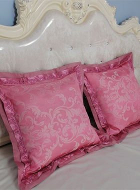 大号大红色抱枕靠垫套不含芯欧式结婚豪华60*60靠枕婚庆床上用品