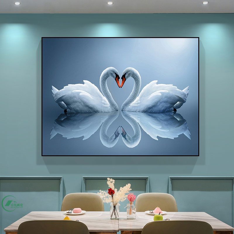 现代简约餐厅装饰画卧室挂画饭厅厨房亮丽画单幅水果壁画墙画酒杯图片