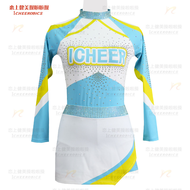 定制花球啦啦操比赛服装儿童啦啦队表演舞蹈演出六一开幕式中小学