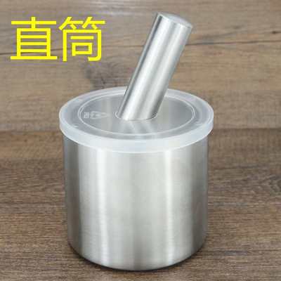 压器蒜罐家用研磨臼器不锈钢药研药捣药捣蒜盅捣碎研钵磨蒜泥家用