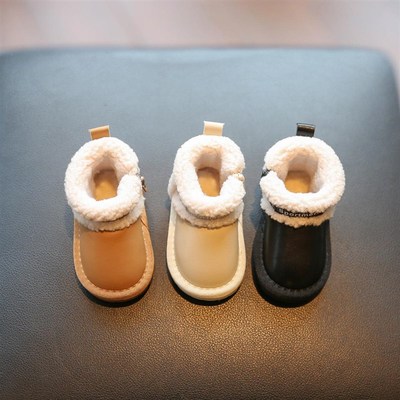 宝宝冬鞋婴儿鞋子软底保暖女宝宝学步鞋男宝棉鞋1一3岁小童雪地靴