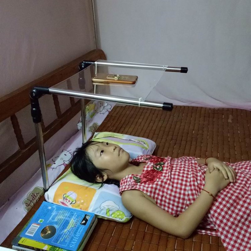 床上平躺坐看书架放书架阅读x架 卧床平躺用懒人手机支架看书神器