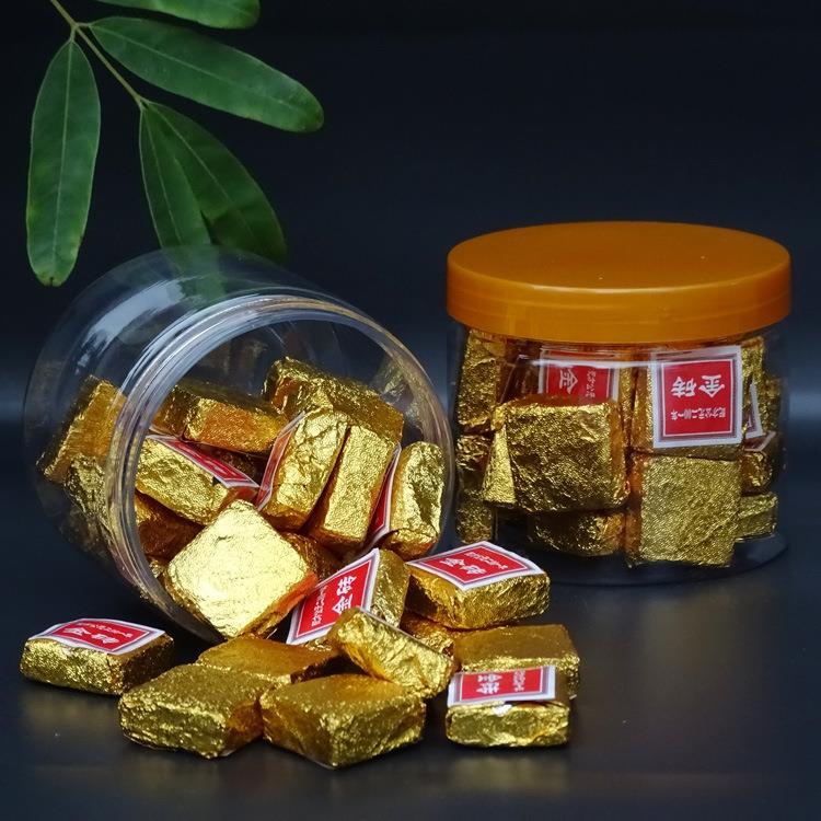 云南糯米香普洱小金砖小沱茶熟茶散装罐装迷你方砖500g小茶饼