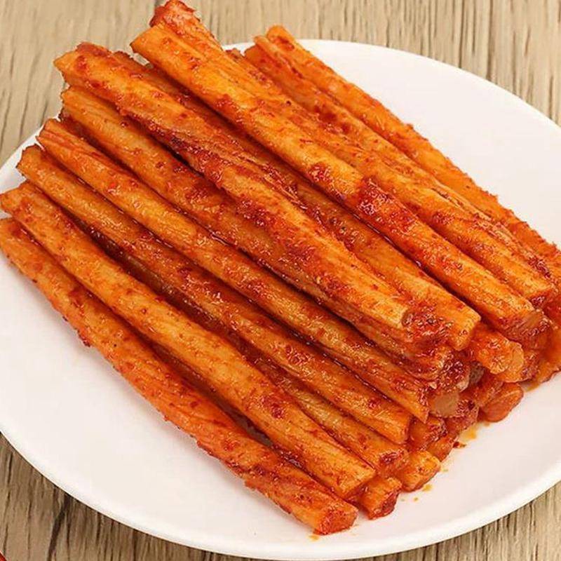 劲丰博士牛筋休闲零食辣条价网红童年小包装豆筋辣条