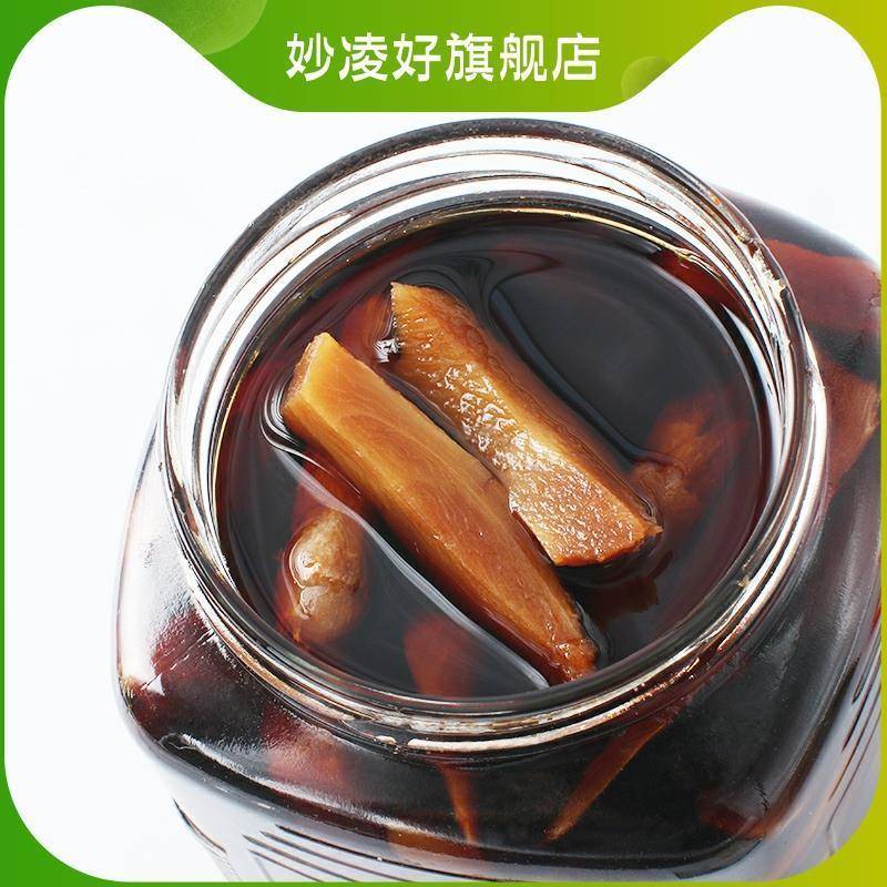 铜陵嫩姜铜陵白姜腌制生姜糖醋酱汁泡姜嫩姜片姜芽安徽特产礼盒装