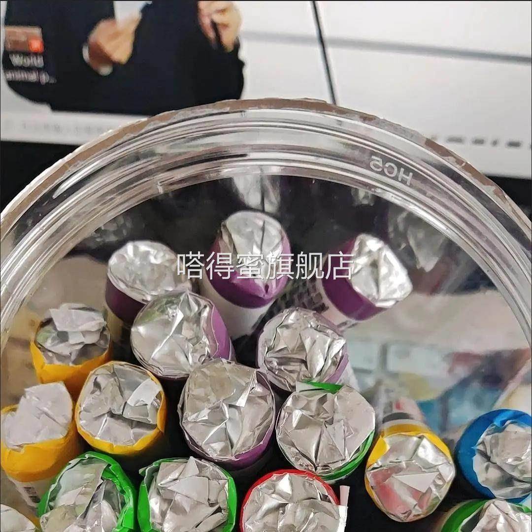 小样酸q糖桶装糖果汁软糖橡皮糖儿童水果糖多口味零食