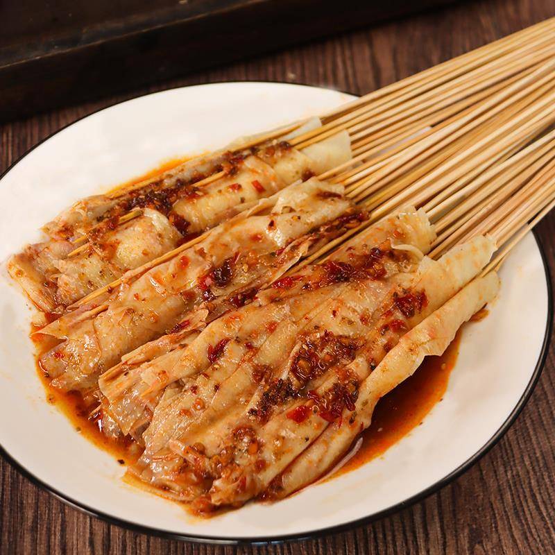 豆皮小串东北老式怀旧豆皮串麻辣烫火锅小吃自带料包麻辣香辣甜口