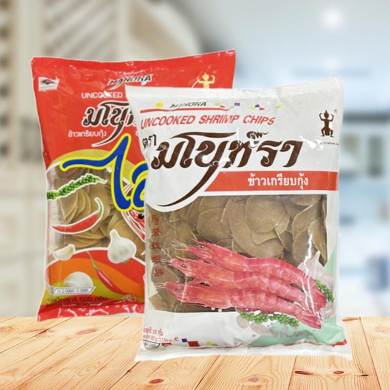 马努拉宋卡虾片500g 泰国进口鲜虾片自己油炸生虾片虾饼多省包邮