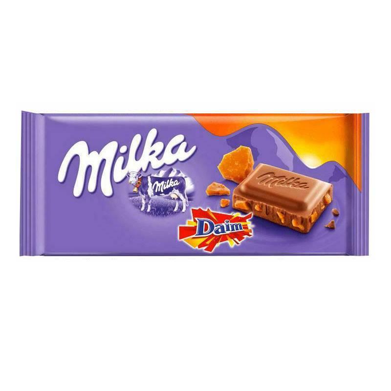 德国进口milka妙卡奥利奥牛奶气泡巧克力代姆焦糖夹心100g*5块