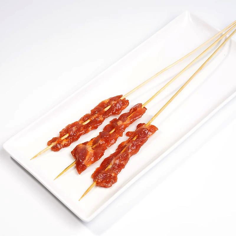 新品烈火牛肉串商用冷冻半成品油炸铁板烧烤专用食材内蒙古烤肉串